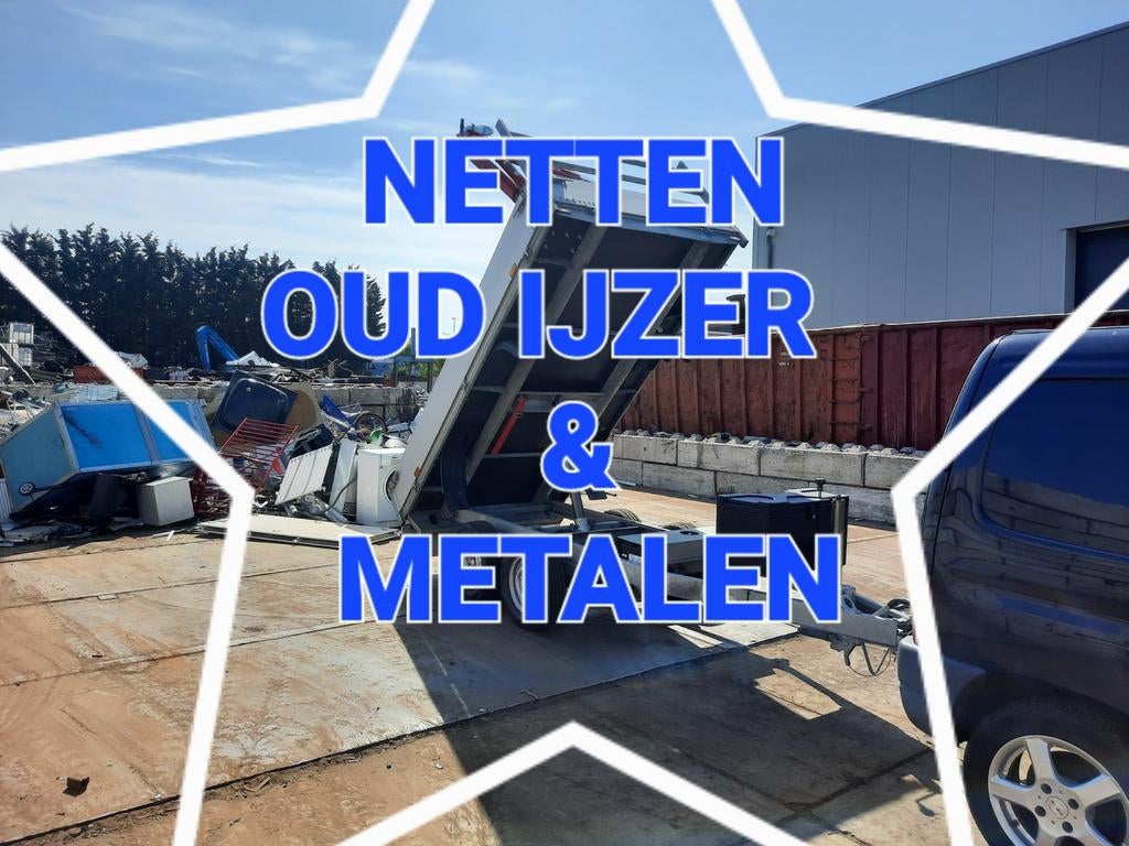 Uw oud ijzer ophaler! Alle metalen gevraagd! Snelle service!, Doe-het-zelf en Verbouw, Metalen, Ophalen of Verzenden