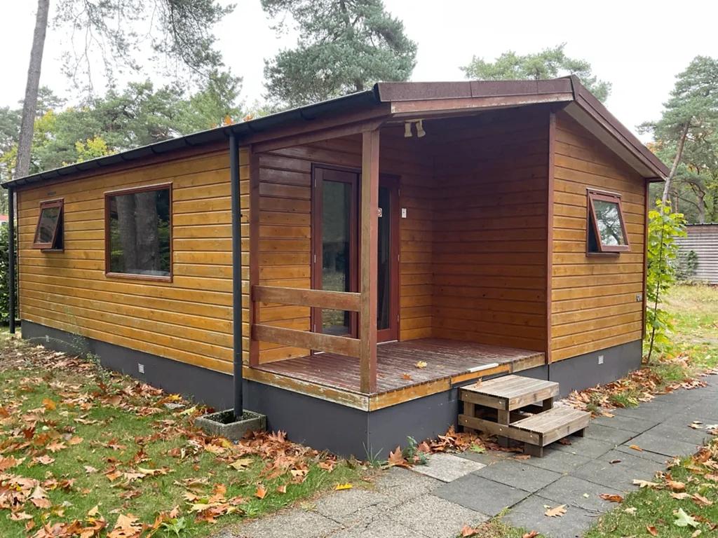 UNIT4SALE | Edelweisz Dubbel chalet Provence 45 m2, Caravans en Kamperen, Stacaravans, Tot en met 4