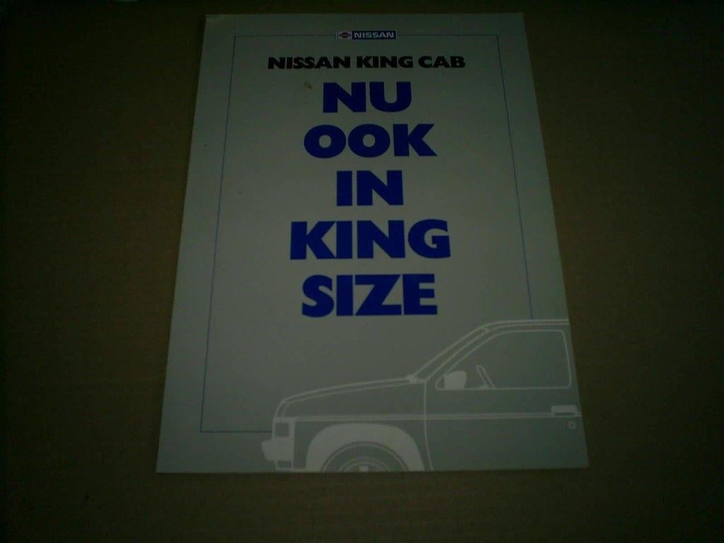 Nissan King Cab Nu Ook In King Size, Verzenden, Zo goed als nieuw, Nissan