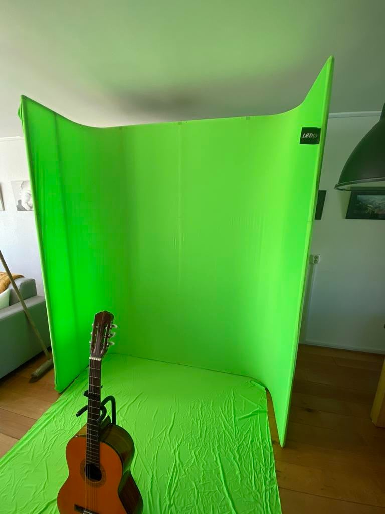 LEDGO Green screen U-vorm, Ophalen, Zo goed als nieuw, Achtergrond