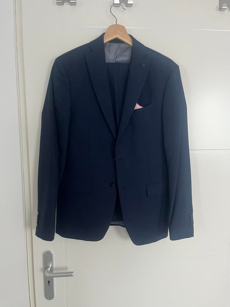 Zara kostuum, Kleding | Heren, Kostuums en Colberts, Ophalen of Verzenden, Zo goed als nieuw, Maat 48/50 (M), Blauw