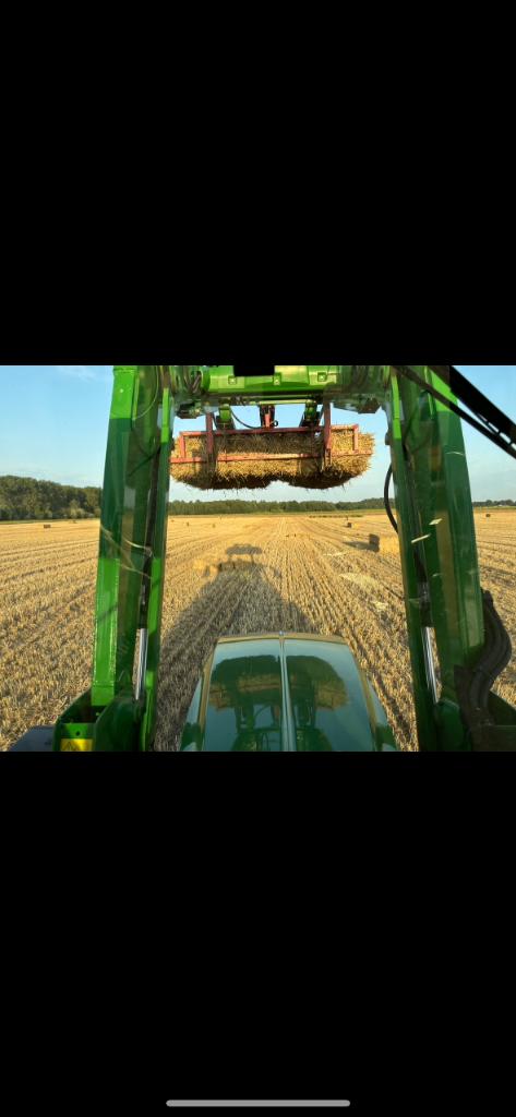 Pakjes tarwe stro, Stalling