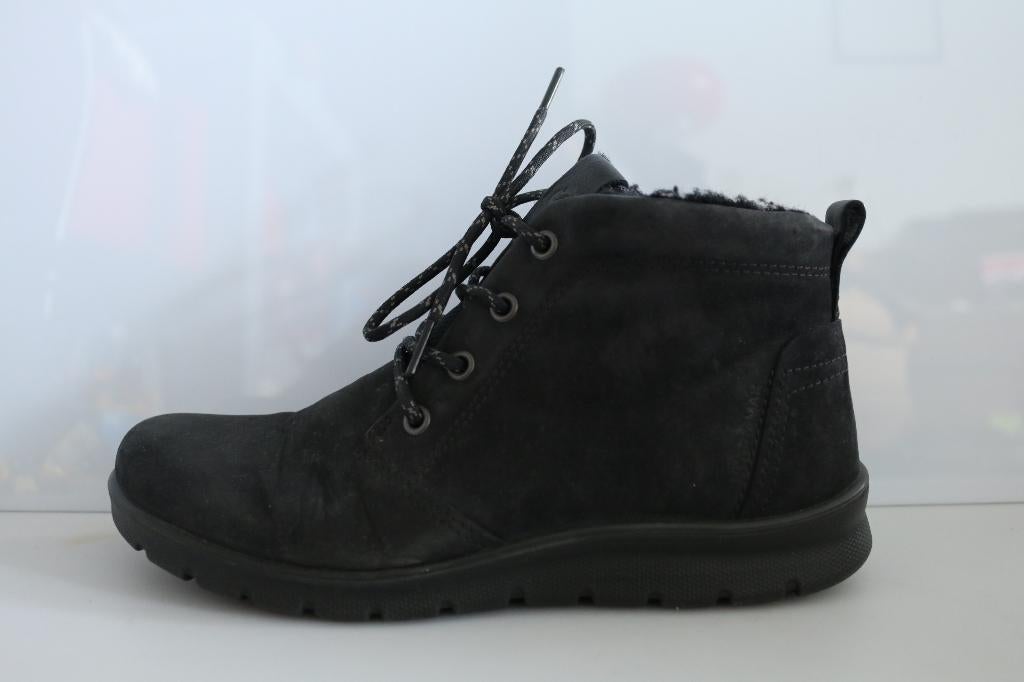 Ecco Babett lage enkellaarsjes nubuckleer zwart maat 38, Ecco, Zwart, Lage of Enkellaarzen, Ophalen of Verzenden