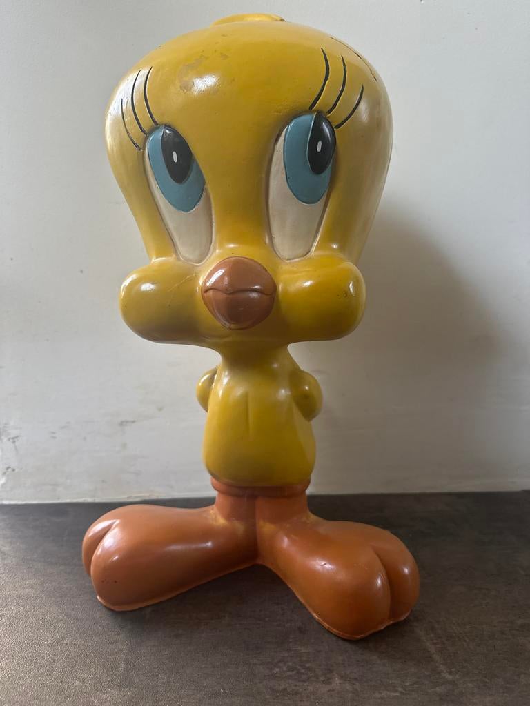 Grote Tweety Figuur - Looney Tunes - 1986, Verzamelen, Beelden en Beeldjes, Ophalen of Verzenden, Gebruikt, Dier