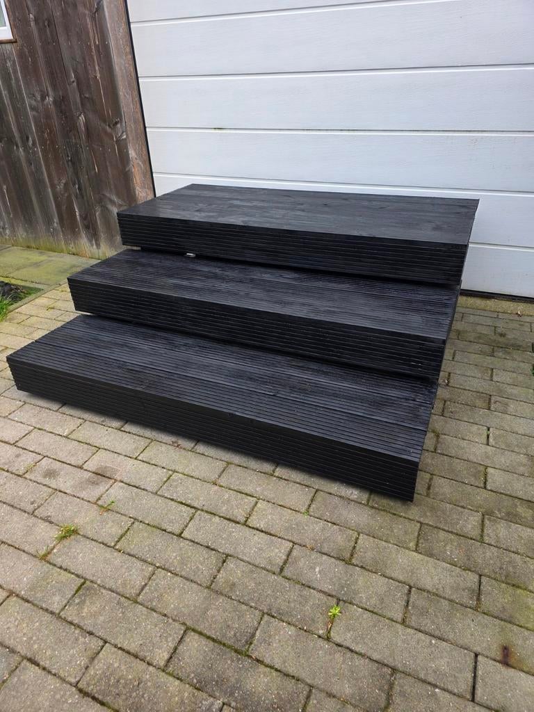 Prachtige chaletopstap, Woonwagen Tinyhouse, Recreatiewoning, Ophalen of Verzenden, Nieuw, Trap, 2 tot 4 meter