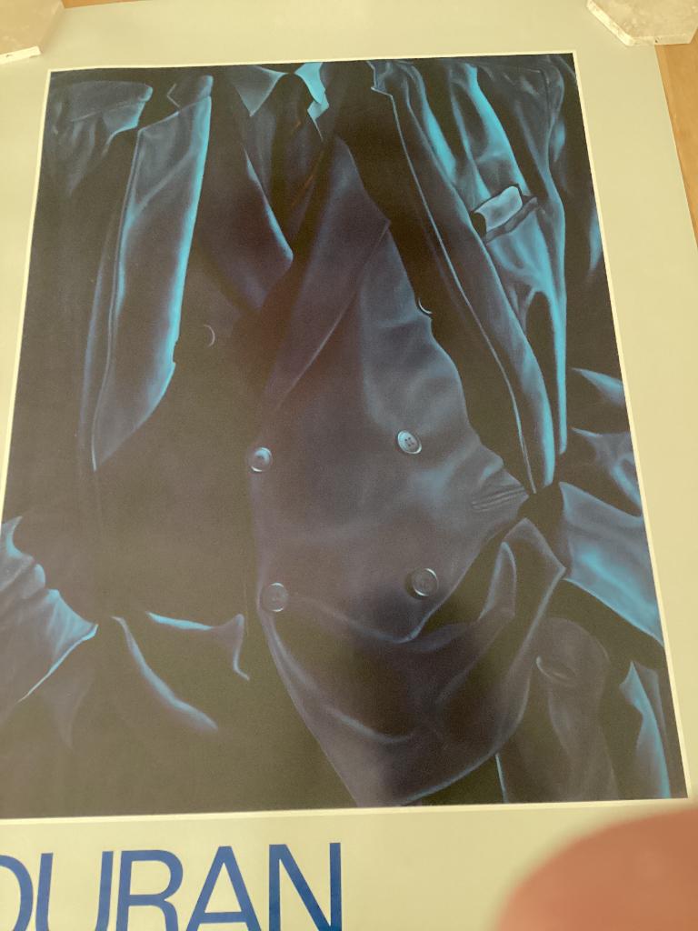 Mooie Vintage Poster Duran Galerie Liliane Francois Paris, Ophalen, Rechthoekig Staand, Zo goed als nieuw, A1 t/m A3