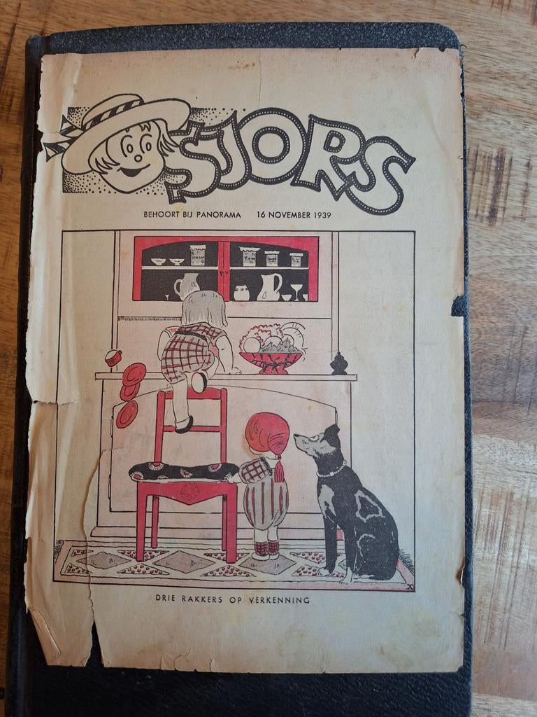 Sjors, Theban en meer in boek met Knipsels, Verzamelen, Ophalen of Verzenden, 1940 tot 1960, Knipsel(s)