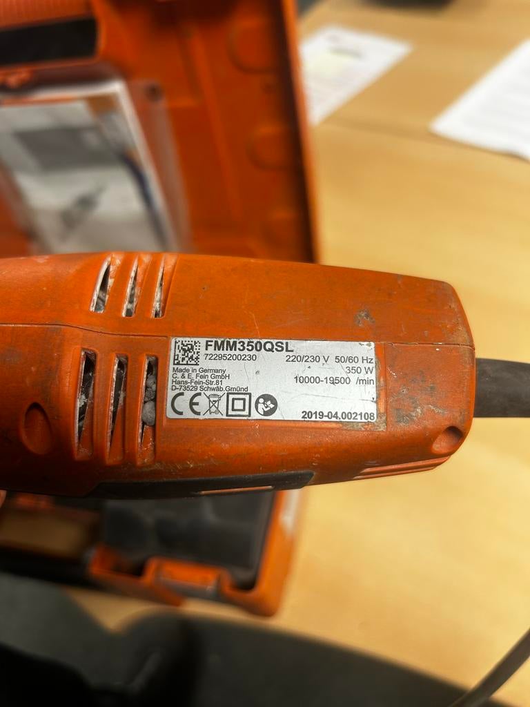 Fein Multimaster FMM350QSL - Gebruikt, Ophalen, Gebruikt