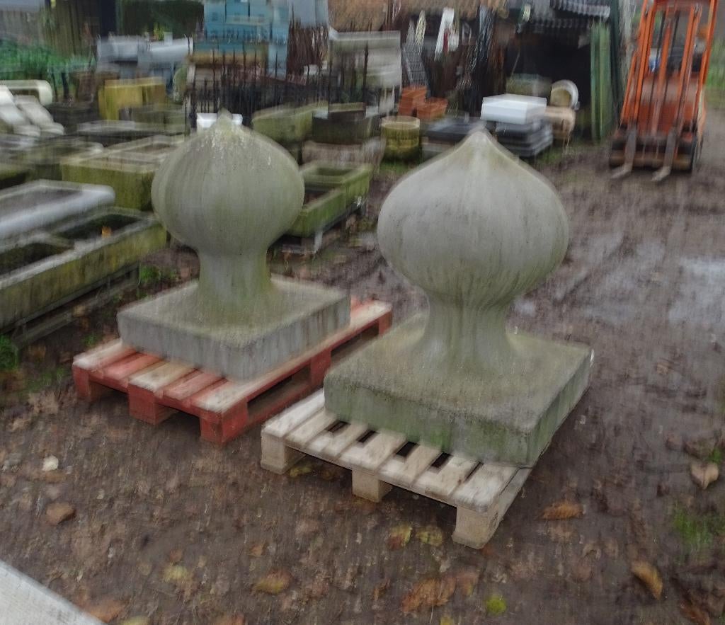 handgekapte arduinen paalkoppen paalmuts voor pilaar poort, Ophalen