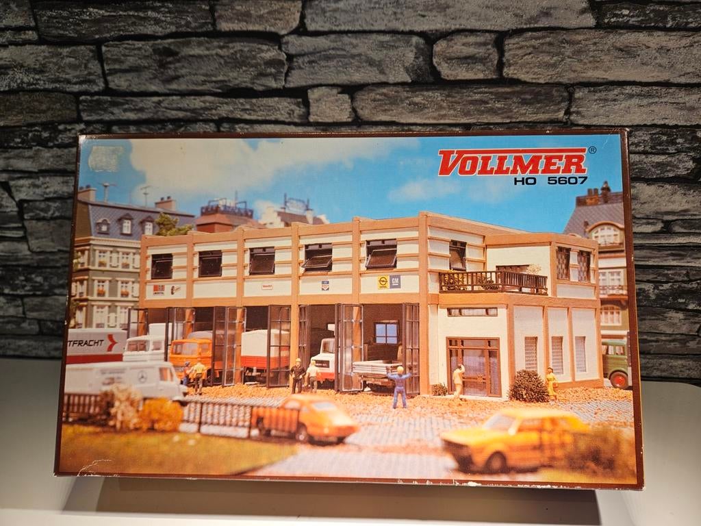 Vollmer Voertuigenloods garage HO spoor trein 1:87, Hobby en Vrije tijd, Modeltreinen | H0, Ophalen of Verzenden, Nieuw