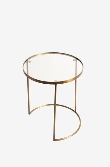 GEZOCHT bijzettafel Sissy Boy, Ophalen of Verzenden, Zo goed als nieuw, Rond, Minder dan 55 cm