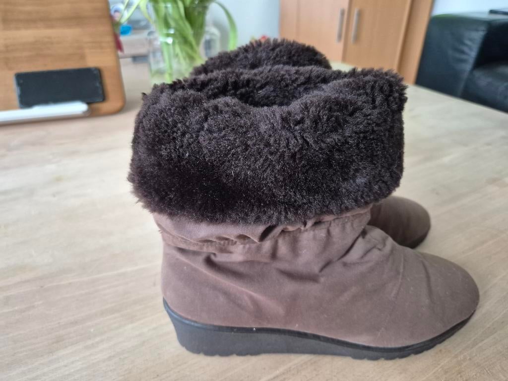 Enkel laarzen gevoerfd met shapen wol Rohde.Maat 40.Nieuw, Bruin, Verzenden, Lage of Enkellaarzen, Rohde