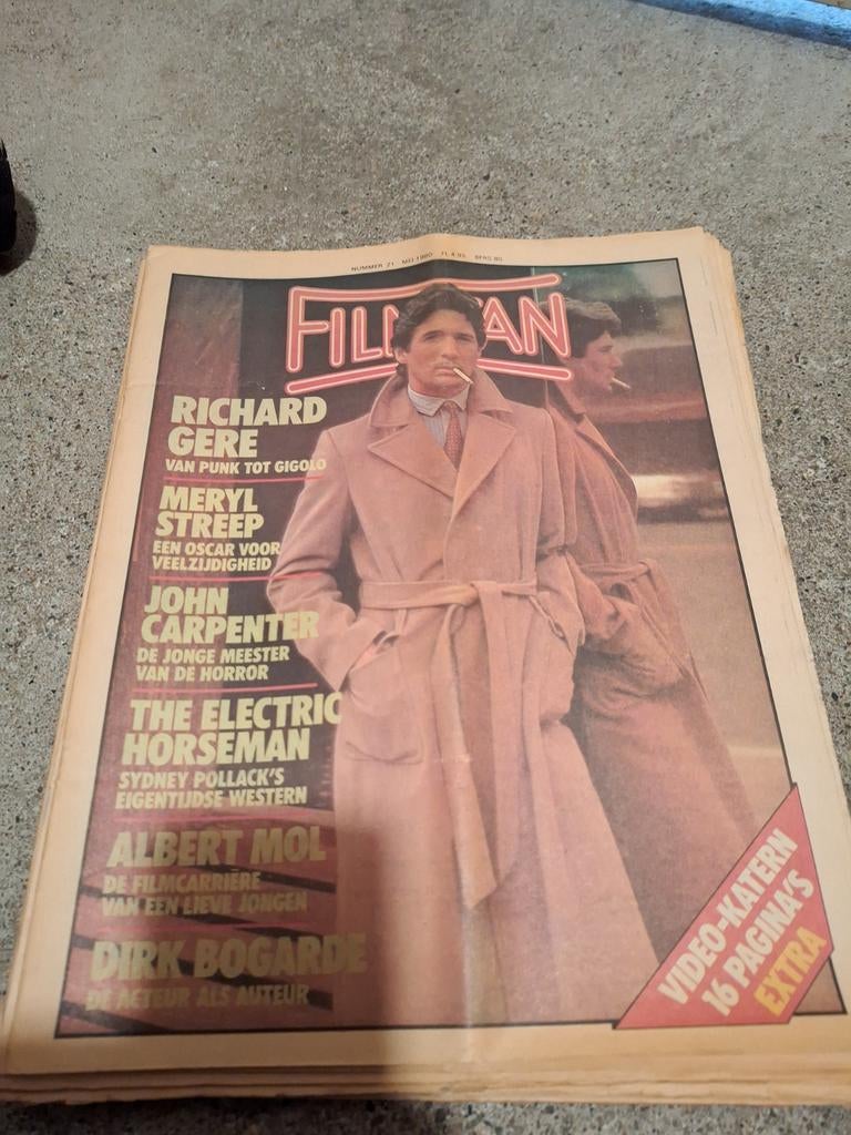 10 stuks Filmfan krant 1979 tm 1981, Ophalen of Verzenden, 1960 tot 1980, Tijdschrift