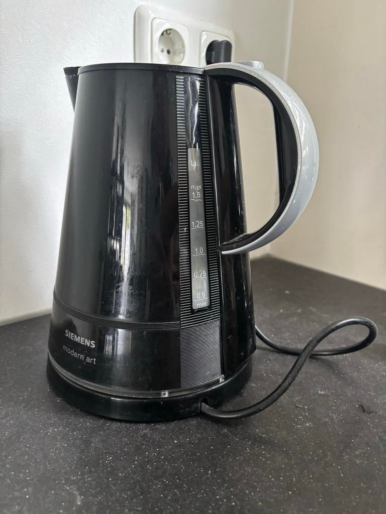 Siemens Waterkoker - Modern Art Design, 1 tot 2 liter, Ophalen of Verzenden, Gebruikt
