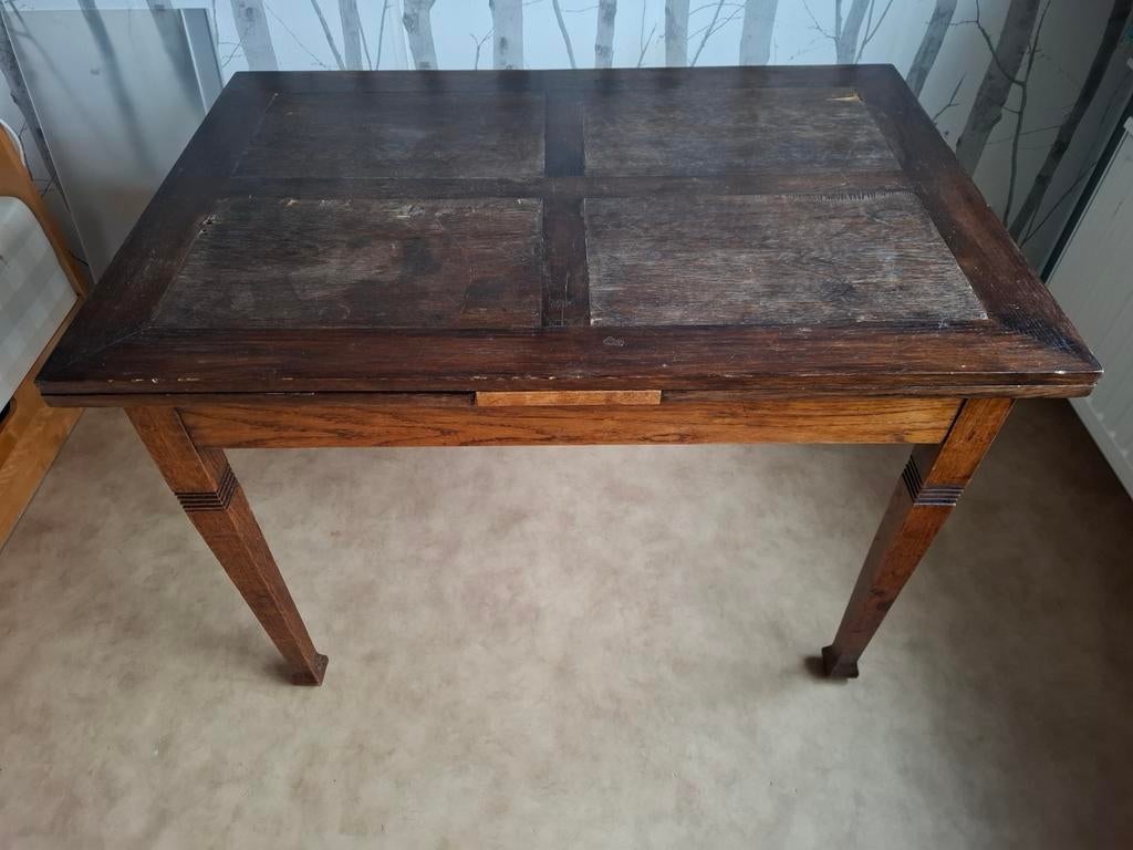 Antieke eettafel eetkamer tafel uitschuifbaar, Ophalen