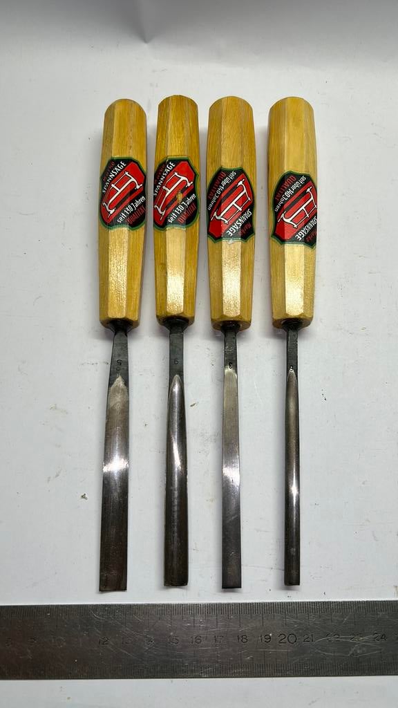 Spannsage gutsen NIEUW ( 4 nieuwe guts beitels ), Ophalen of Verzenden, Nieuw, Meerdere media