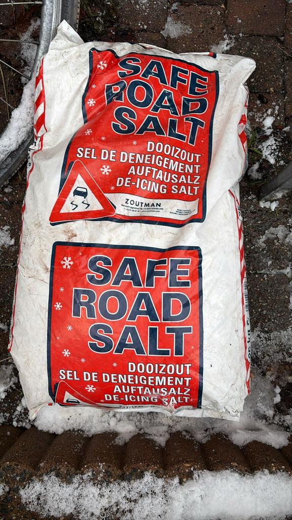 Strooi zout, Ophalen, Nieuw