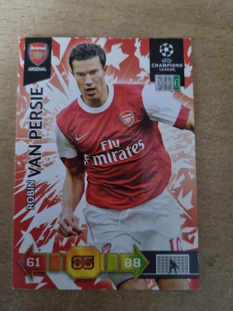 Robin van Persie Panini Adrenalyn xl Champions League 10/11, Ophalen of Verzenden, Zo goed als nieuw, Buitenlandse clubs, Poster, Plaatje of Sticker