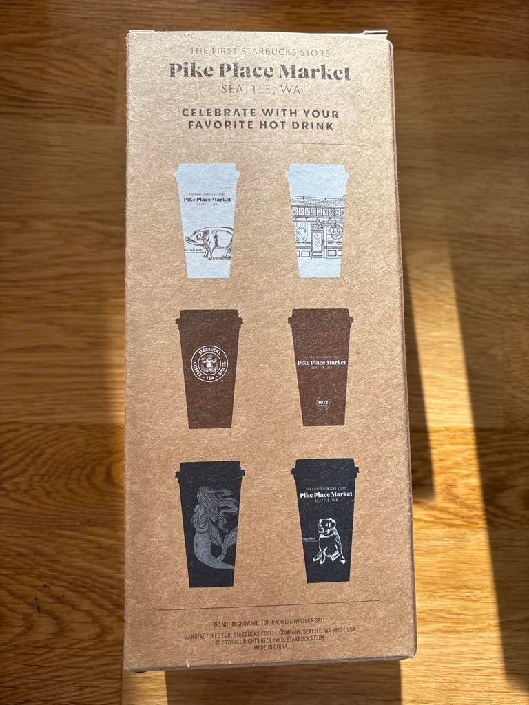 Starbucks beker Pike Place Market, Verzamelen, Ophalen of Verzenden, Nieuw, Gebruiksvoorwerp