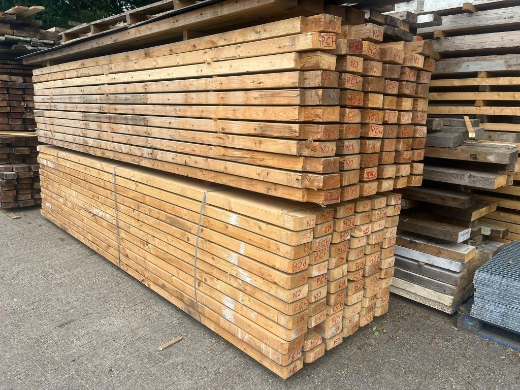 Vuren balken C24 70x200x4280mm Grote partij / Scherpe prijs, Ophalen, Zo goed als nieuw, Balk, Vuren