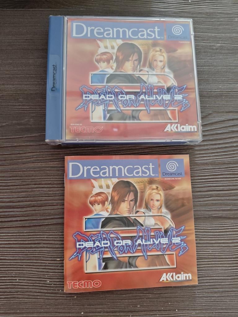 LEEG DOOSJE Dead or Alive 2 Sega Dreamcast, Info@tecmo.co.jp, Gebruikt, Vechten, 2 spelers