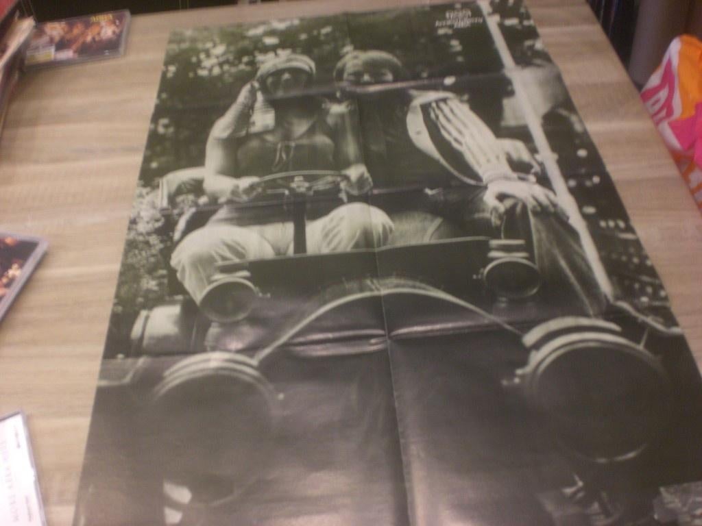 ABBA Benny & Frida Poster 1977, Ophalen of Verzenden, Gebruikt, Poster, Artwork of Schilderij