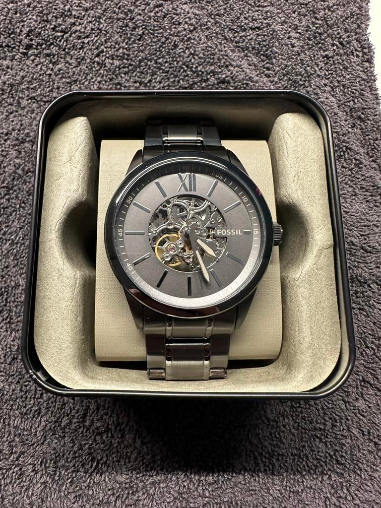 Fossil BQ2384, Ophalen of Verzenden, Zo goed als nieuw, Zwart, Android