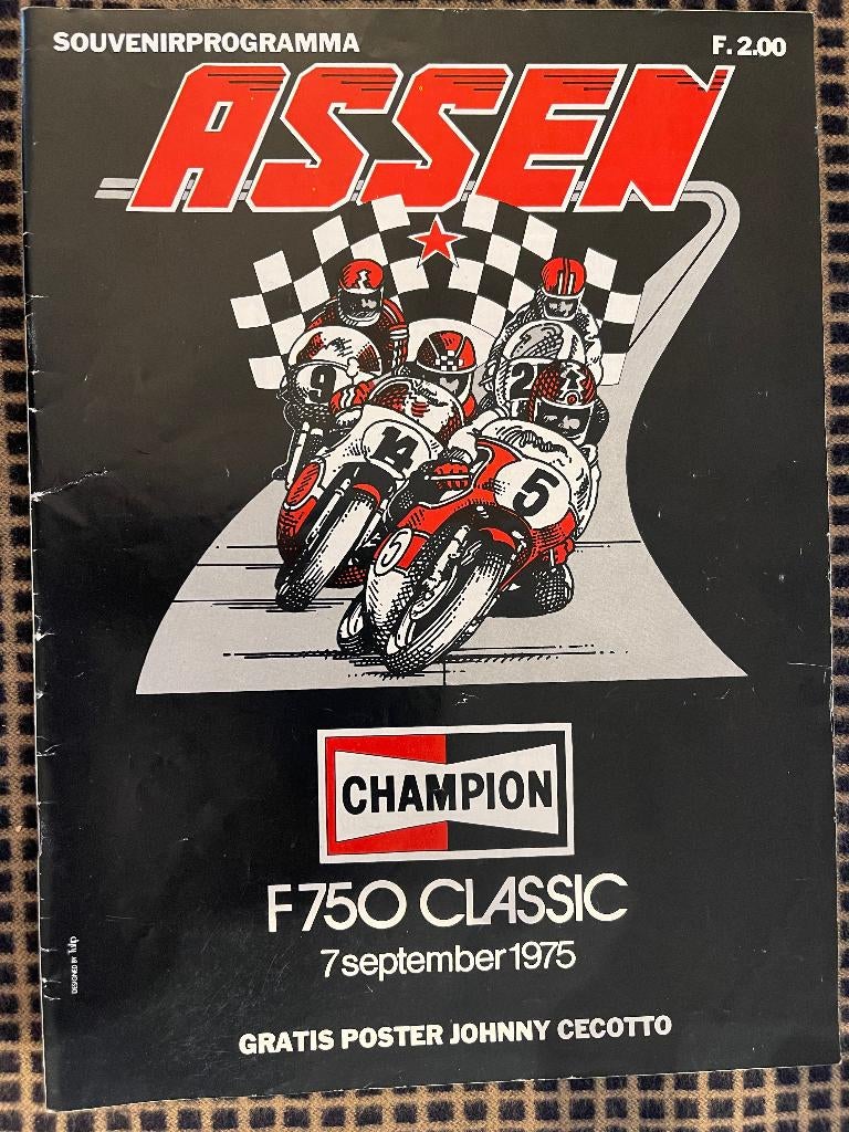 Assen programmaboekje, Ophalen of Verzenden, Gebruikt, Motoren