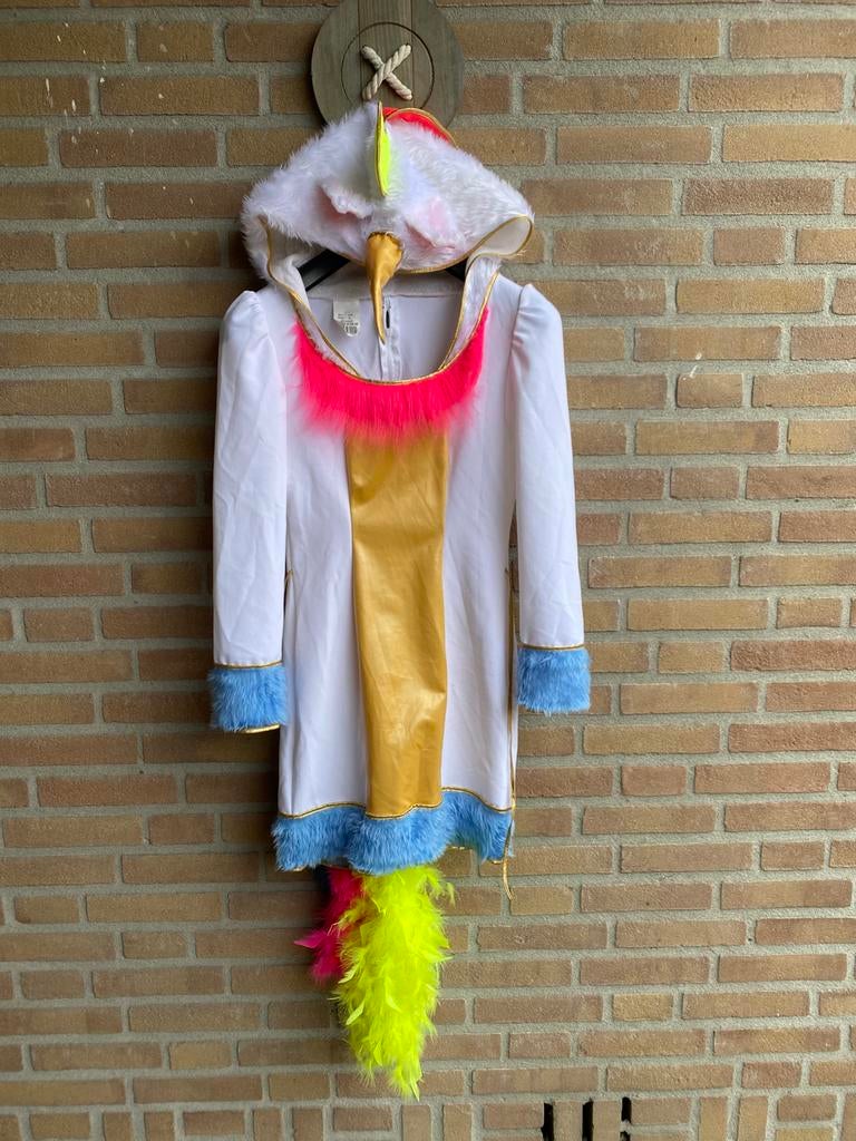 Carnaval unicorn, Ophalen of Verzenden, Zo goed als nieuw, Maat 36 (S), Carnaval