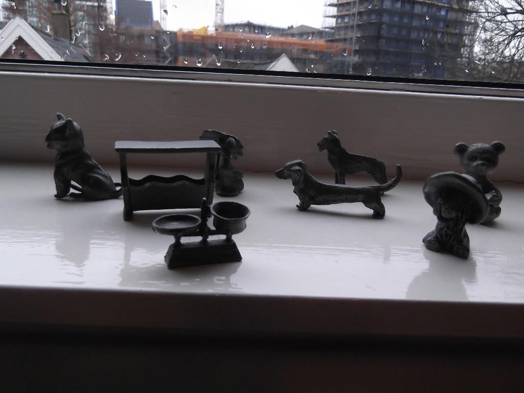 9 tinnenbeeldjes, Ophalen of Verzenden