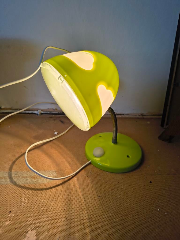 Ikea Wolken Lamp - Groen Vintage Design, Huis en Inrichting, Lampen | Tafellampen, Kunststof, Gebruikt, Vintage, Ophalen of Verzenden