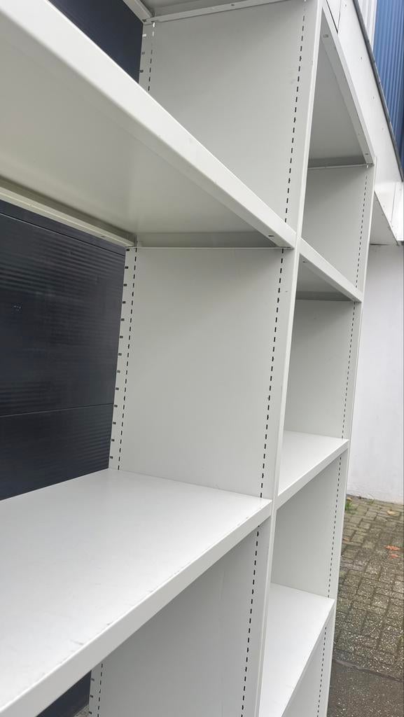 Witte stelling stellingkast kast legbordstelling rekken, Ophalen of Verzenden