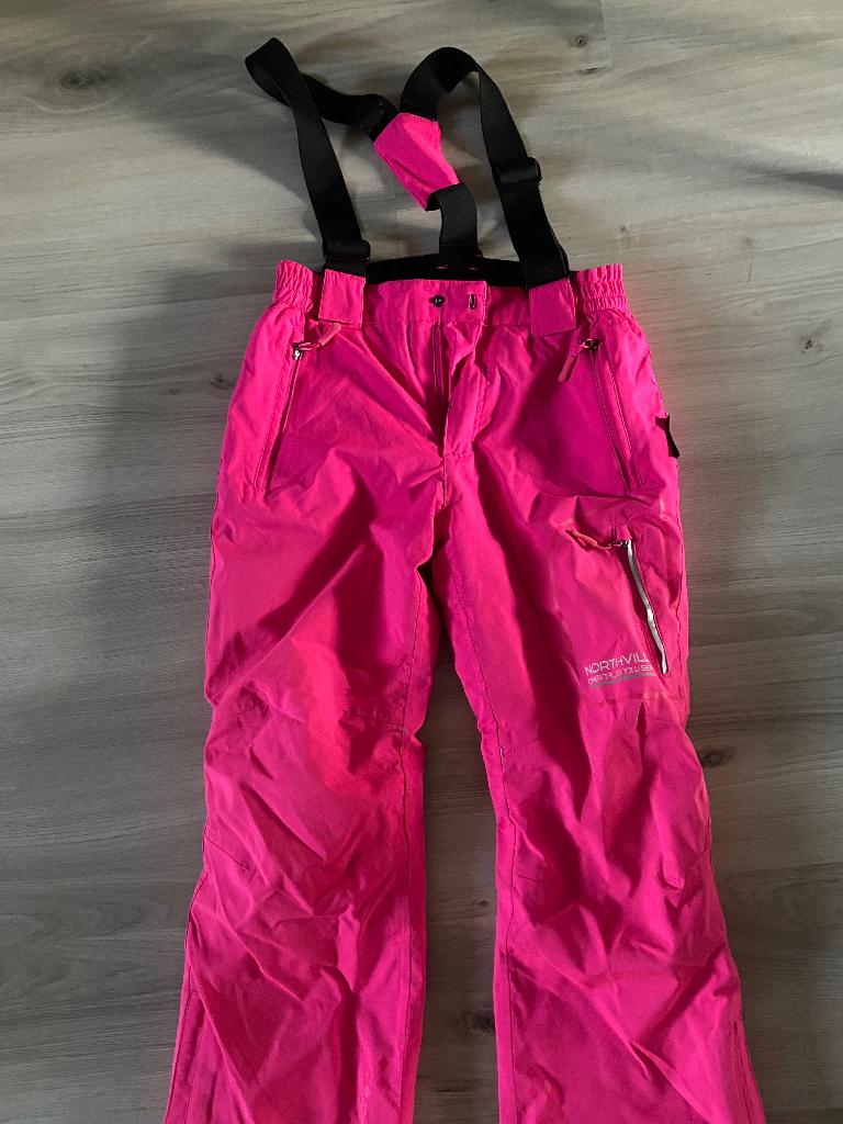 Skibroek 140 roze, Broek, Meisje, Ophalen of Verzenden, Zo goed als nieuw