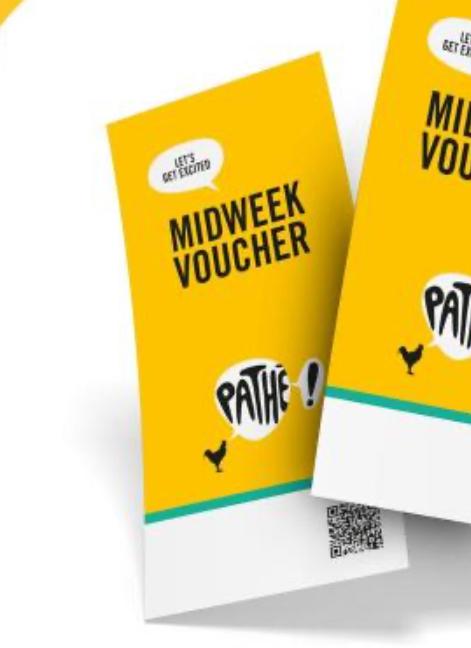 Pathe Midweek voucher, Tickets en Kaartjes, Vrijkaartje alle films