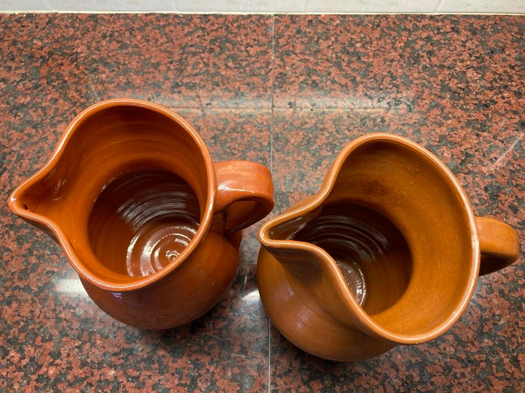 Twee aardewerken sangria kannen, Antiek en Kunst, Antiek | Keramiek en Aardewerk, Ophalen