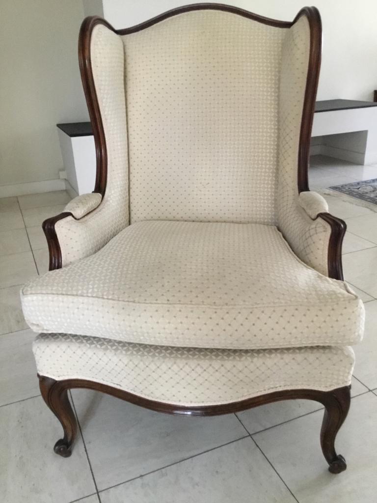 Antieke Franse Bergère in topconditie, Huis en Inrichting, Fauteuils, Ophalen of Verzenden, Zo goed als nieuw, 50 tot 75 cm, Louis XV