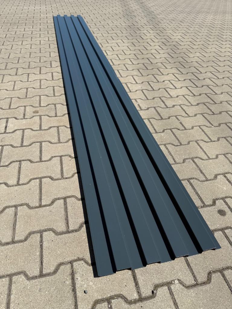 Blokprofielplaten Damwandplaten Wandplaten Antraciet HPS, Doe-het-zelf en Verbouw, Platen en Panelen, Ophalen, Nieuw, Overige materialen