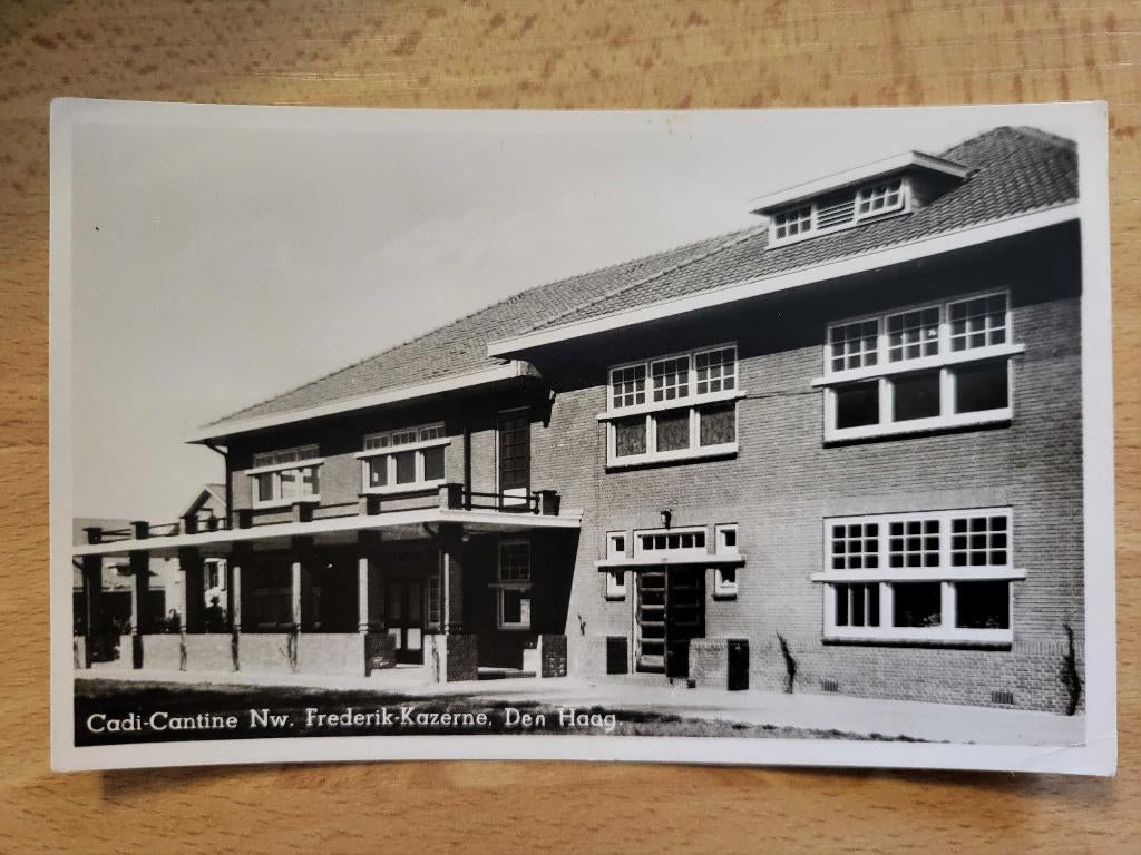 FREDERIK KAZERNE Den Haag Cadi Cantine Leger Militair, Ophalen of Verzenden, Voor 1920, Zuid-Holland