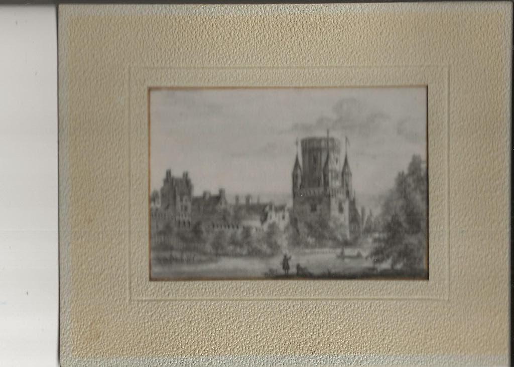 Culemborg Kasteel prent, Ophalen of Verzenden, Voor 1920, Ongelopen, Overige thema's