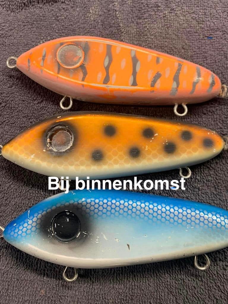 Snoek Kunstaas Restauratie & Custom Airbrush Crankbaits, Watersport en Boten, Hengelsport | Roofvissen, Purmerend, Maimarcrankbaits