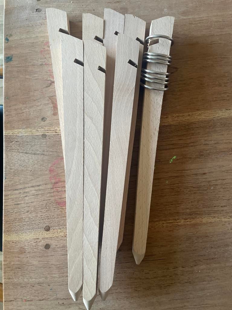 Unico stormset houten haringen met RVS ringen, Ophalen of Verzenden, Nieuw