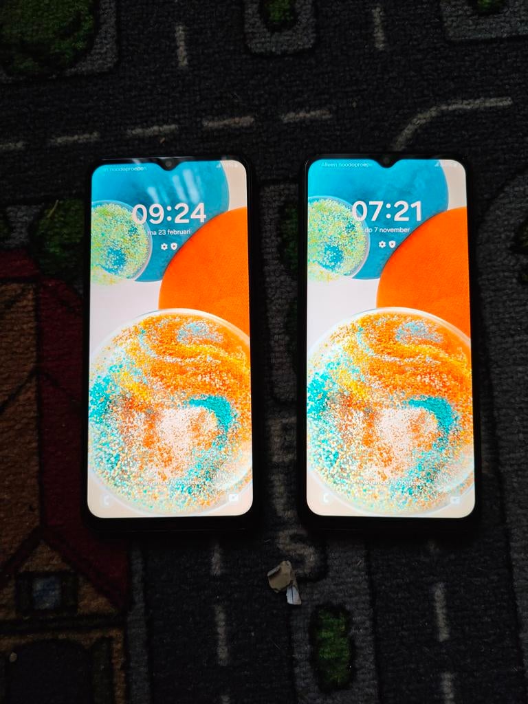 2x Samsung Galaxy A23 5G met doos en lader, Telecommunicatie, Mobiele telefoons | Samsung, Ophalen, Zwart, Touchscreen, Zo goed als nieuw