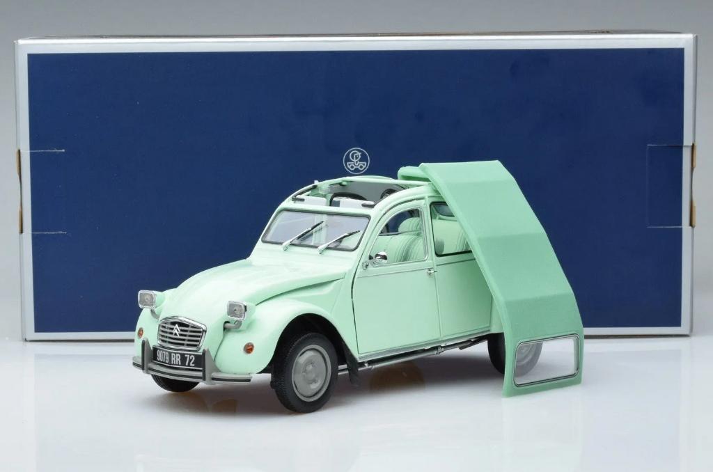 Citroen 2CV 6 Club 1982 Licht Groen 1/18 NOREV ref. 181486, Verzenden, Nieuw, Auto, Norev