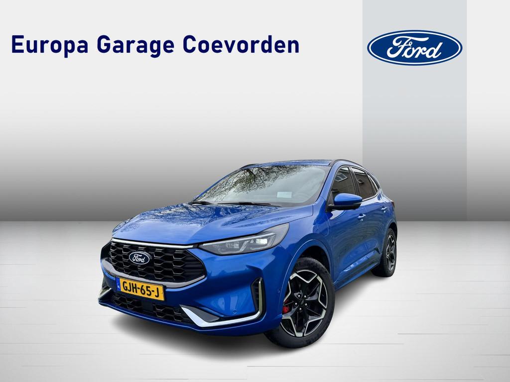 Ford Kuga 2.5 PHEV 243PK ST-Line X | TREKHAAK WEGKLAPBAAR |, Gebruikt, Euro 6, 4 cilinders, Blauw