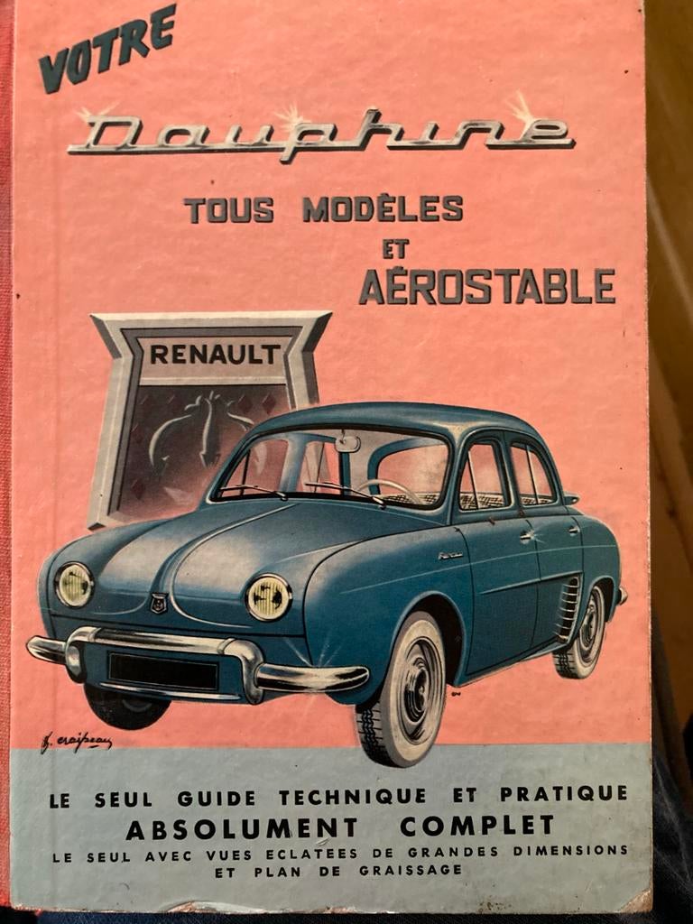 Boekje Renault Dauphine, Ophalen of Verzenden, Gelezen, Renault