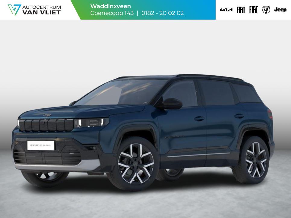 Jeep Compass First Edition 74 kWh | Adapt. Cruise | Camera |, 12 maanden, 213 pk, Blauw, Adaptive Cruise Control
