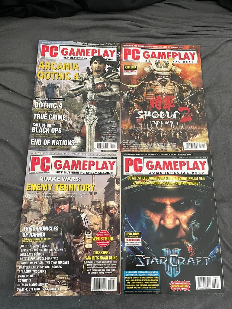 Retro PC Gameplay magazines 2000–2004 – Warcraft, etc, Ophalen of Verzenden, 1980 tot heden, Tijdschrift