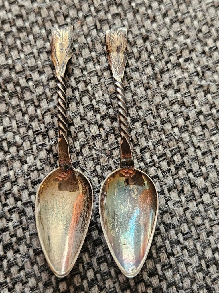 Gero kleine lepeltjes met gedraaide steel, Ophalen of Verzenden