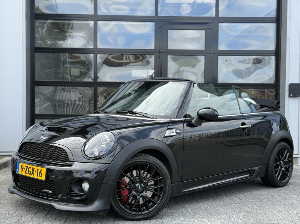 Mini COOPER S Cabrio 1.6 John Cooper Works 211PK+ / LUXE!, Auto's, Voorwielaandrijving, Euro 5, 15 km/l, Gebruikt