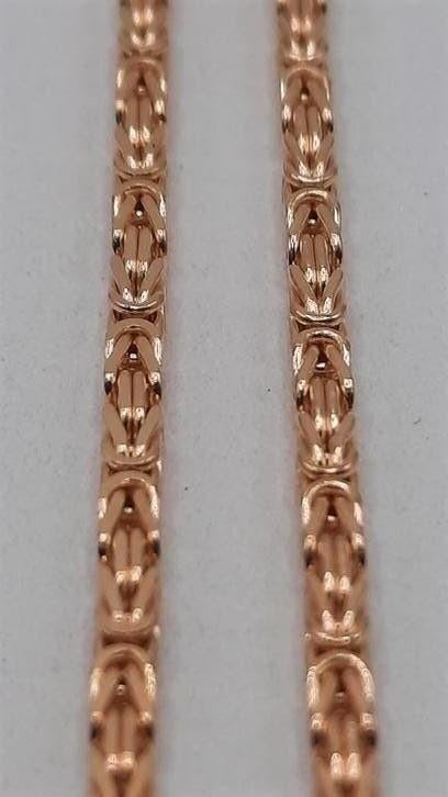 gouden Koningsketting 14kt Massief, Www.bredajuwelier.nl, Nieuw, Ophalen of Verzenden, Www.bredajuwelier.nl